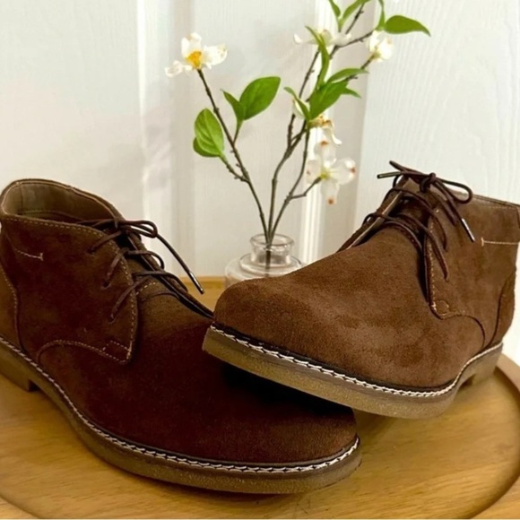 SONOMA ~ Men’s suede ankle business casual or casual wear size 10 shoes - Picture 4 of 8